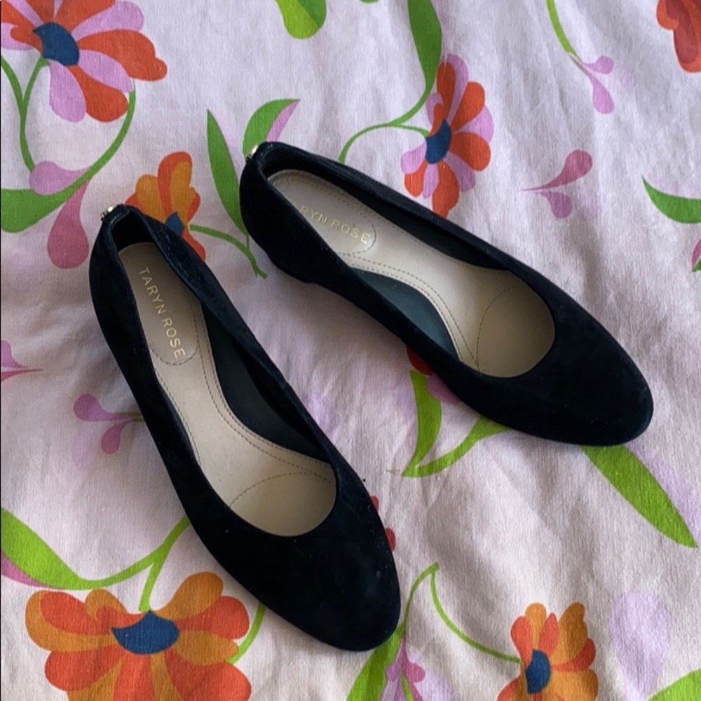 Taryn rose suede wedges